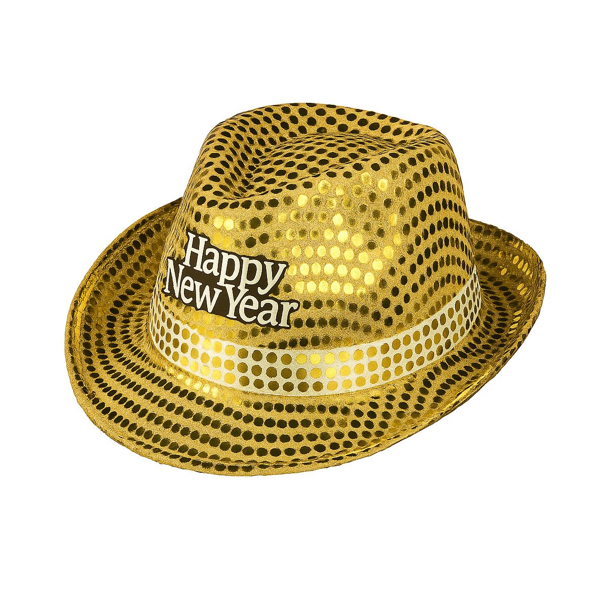 Sombrero Dorado con Lunares